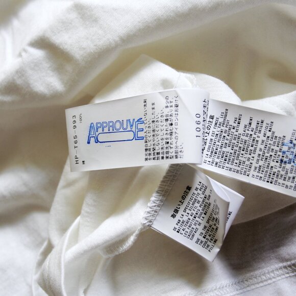 BNWT SS25 YOHJI YAMAMOTO POUR HOMME PRINT LS TSHIRT 3 - Picture 10 of 11